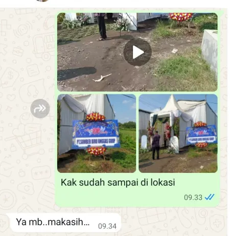 Pengiriman Karangan Bunga Kebon Kosong