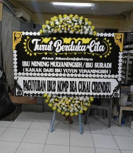 Papan Bunga Duka Kebon Kosong