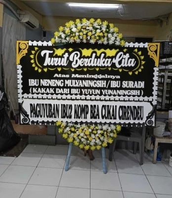 Papan Bunga di Kebon Kosong